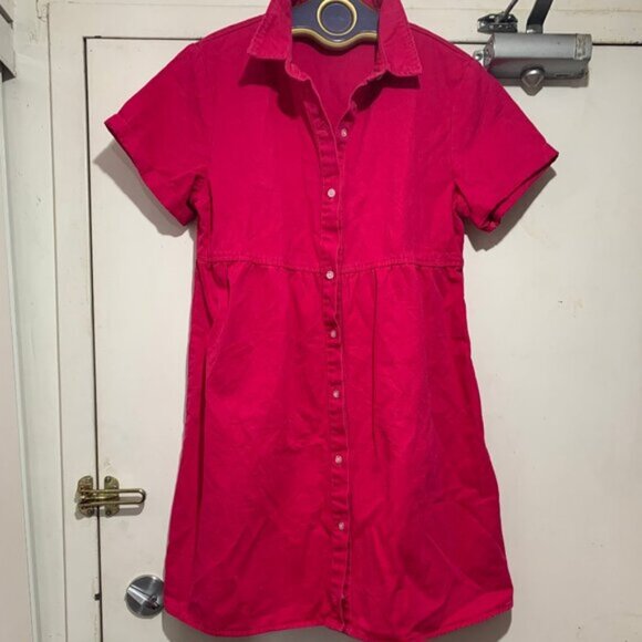 VINTAGE DENIM MIDI DRESSES SIZE M - Picture 1 of 5